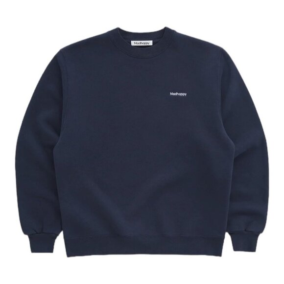 Madhappy Tops - Madhappy Sweatshirt Women Small Navy Blue Cotton Crew Neck Pullover Top